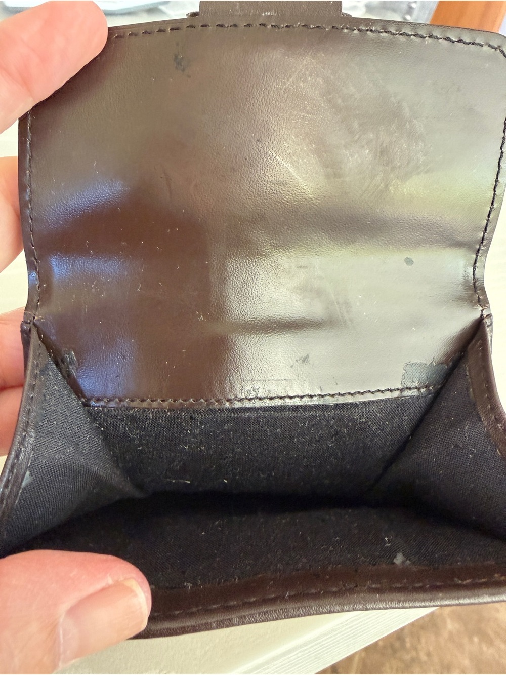 Authentic Burberry Nova Check Beige Brown Leather Wallet - Picture 6 of 7